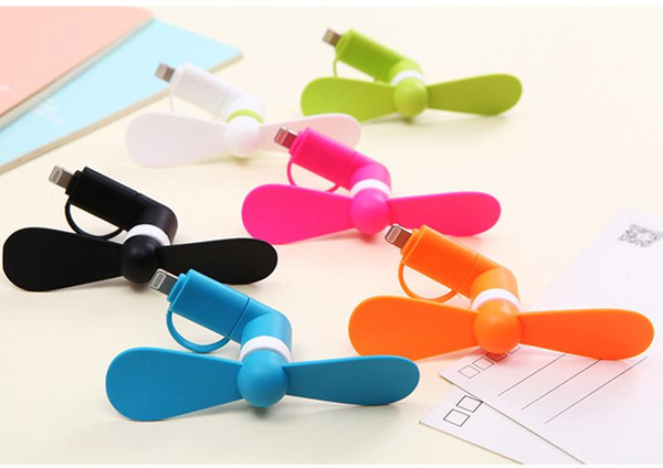 Mini Micro USB Fan Cool Mobile Phone USB Fan Portable Cooler Cooling Fan Cell phone For type-c micro USB iPhone x