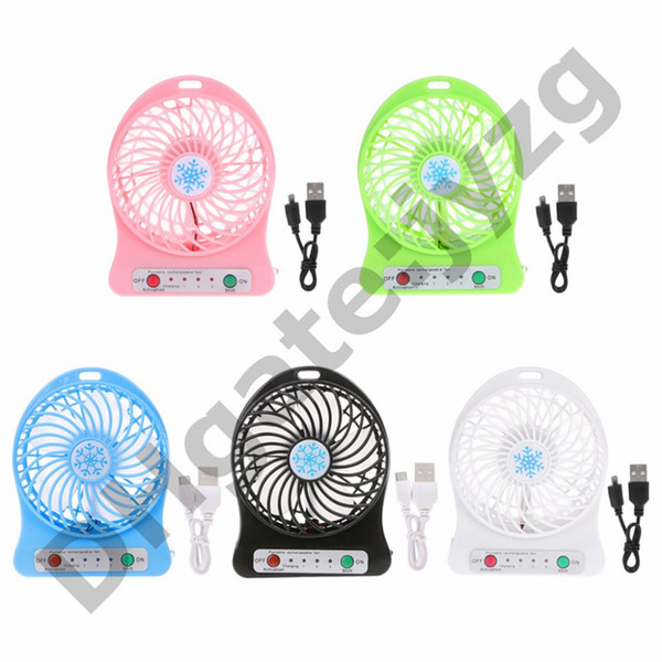 Portable Mini USB Fan summer Small Desk Pocket Handheld Air Rechargeable 18650 Battery Cooler For Home Office kids toys