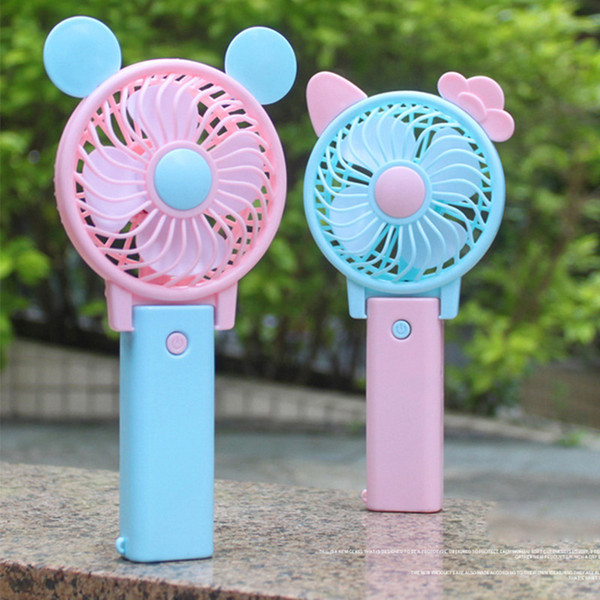 Portable Mini Folding Fan USB Charging Cool Removable Rotating Handheld Mini Outdoor Fans Pocket Folding Fan