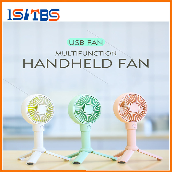 Handheld USB Fan Cooler Portable 3 Speed Adjustable Mini Fan 3350mAh Rechargeable Handy Small Desk Desktop USB Cooling Fan