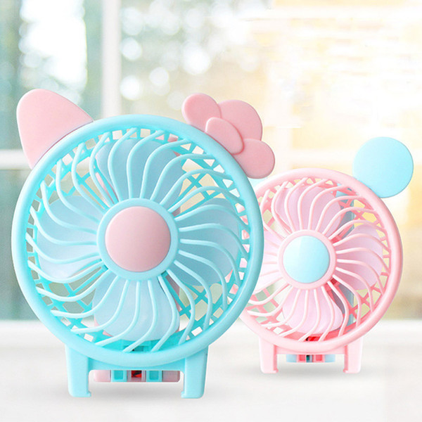 Portable Mini Folding Fan USB Charging Cool Removable Rotating Handheld Mini Outdoor Fans Pocket Folding Fan