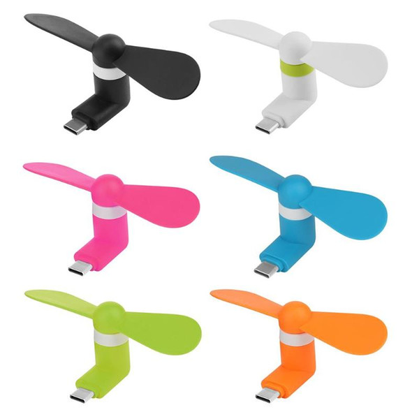 Mini USB Fan Novelty Toy Small Air Conditioner Silicone Mobile Phone Gadget Fan Tester for Android iOS Cellphone iphoneX type-c Samsung S10