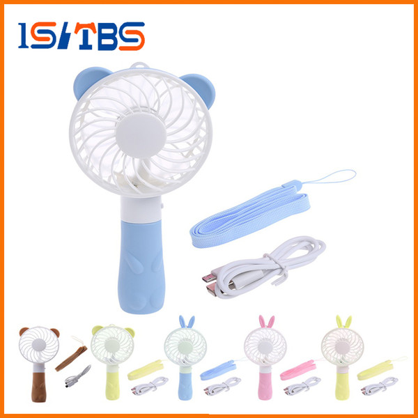 Hot Sale Mini Fans Portable Hand Fan Battery Operated USB Power Handheld Mini Fan Cooler with Strap