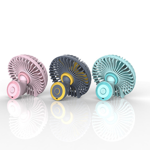 Mini Folding Portable Silent Fan Cartoon mushroom USB Rechargeable Foldable Handheld Summer Air Cooler Cooling Fan Portable Fan Kids Toys