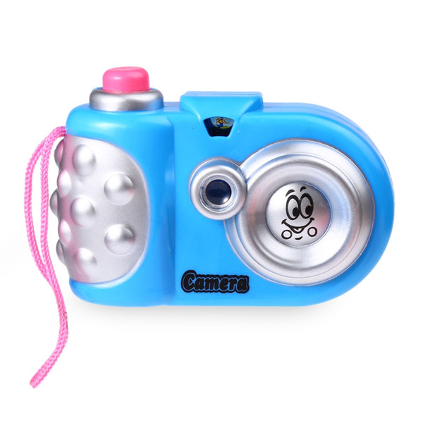 Projection Camera Toy Variety Animal Pattern Baby Cognition LED Light Projection Educational Study Toy for Kids (Random Color)