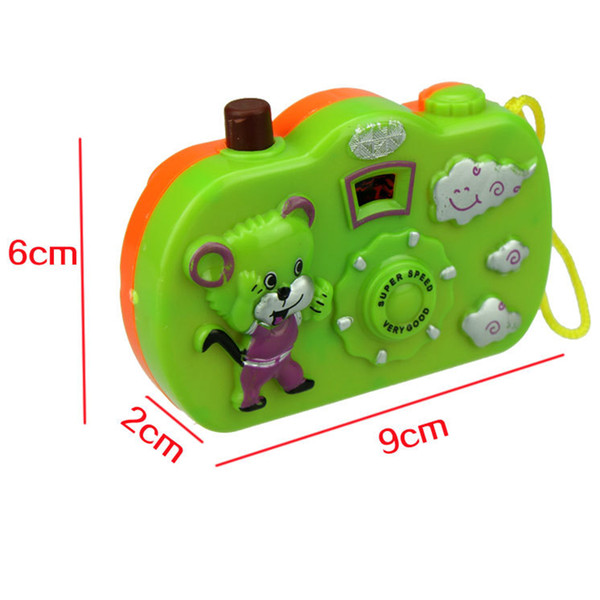 1pc Educational Projection Camera Toy Muilti Animal Pattern Light Projection Study Children Toys Random Color