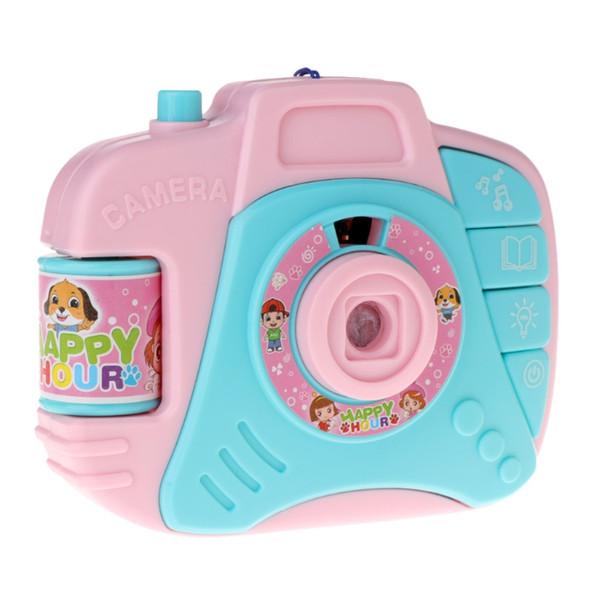 Electric Flashing Projection Toy Cartoon Camera Music Baby Kids Educational Gift