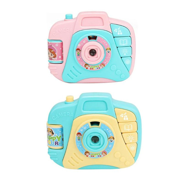 Children Cartoon Camera Flash Light Simulation Projecting Camera Kids Educational Toys