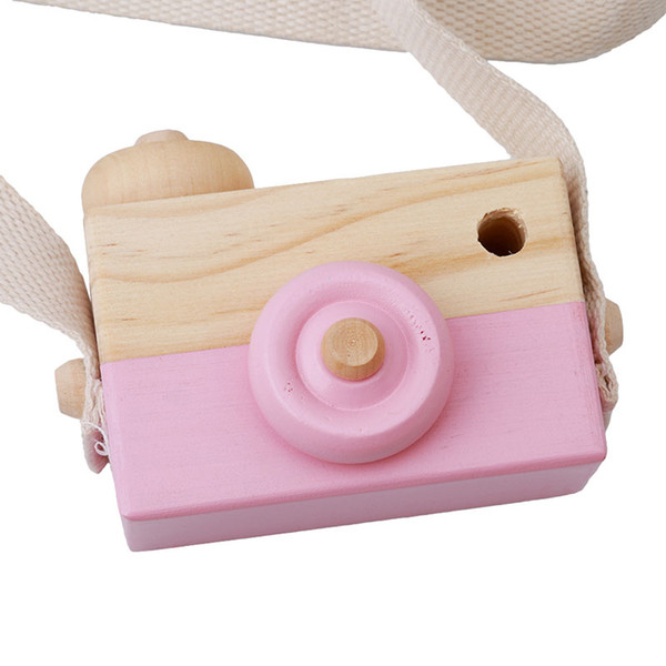 New Mini Cute Wood Camera Toy Safe Natural Toy For Baby Children Fashion Clothing Accessory Birthday Christmas Holiday Gifts