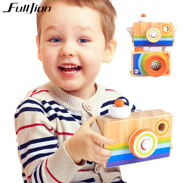 Fulljion Toy Camera Wooden Baby Decoration Hanging Kids Gift Fashion Accessories Mini Educational Toys Popular Oyuncak Funny