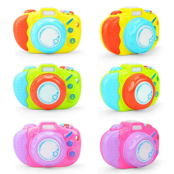 1 Pc Creative Lovely Colorful Electronic Plastic Music Camera Puzzle Educational Toys for Kids Funny Games Intelligence Exercise