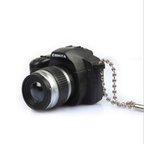 New Car Key Chains Kids Digital Camera Toy LED Luminous Sound Glowing Pendant Keychain Bag Accessories Plastic Toy Camera