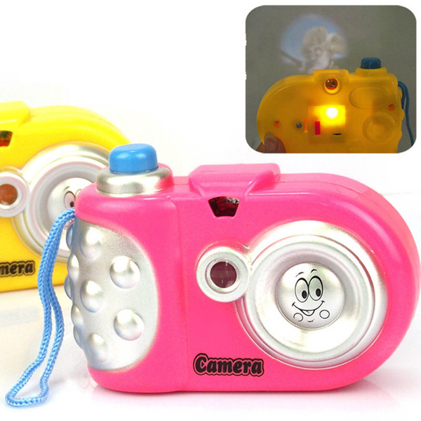 Cameras Toy Fun Projection Camera Variety Animal Pattern Baby Cognition LED Light Educational Study Kids Cartoon Children gift