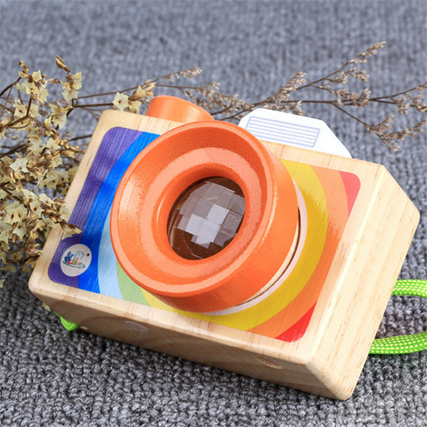 Toy Camera Wooden Baby Decoration Hanging Kids Gift Fashion Accessories Mini Educational Toys