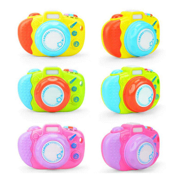 2pcs/lot Baby Kids Camera toys Flashing Musical Toy for Children Baby Early Learning Educational toys Birthday Xmas Gift