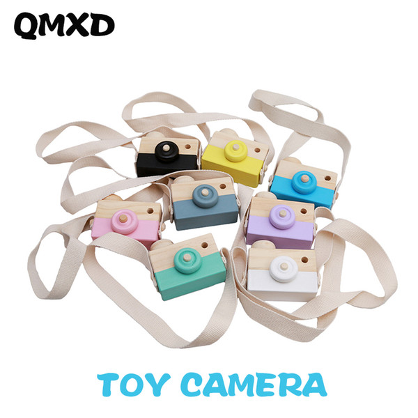 Cartoon Cute Wooden Hanging Camera toy Baby Kids Photography Prop Decoration Children Educational Toy Birthday Christmas Gifts