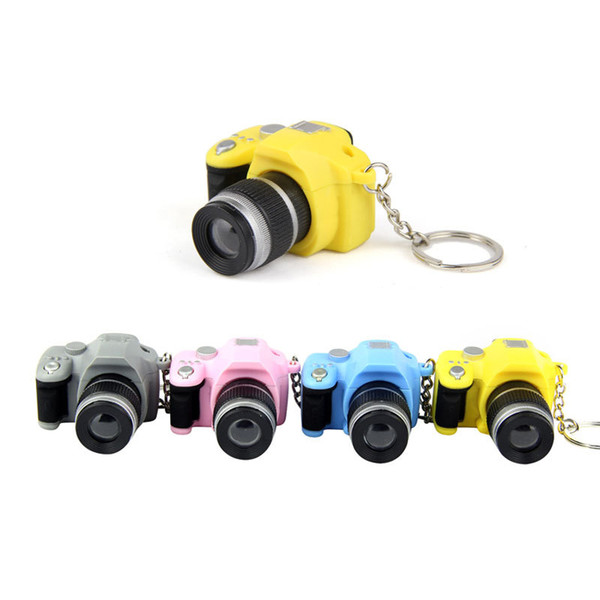 Cute Baby Study Toy for Kids Projection PVC Camera juguetes Educational Toys for Children Bag accessories keychain