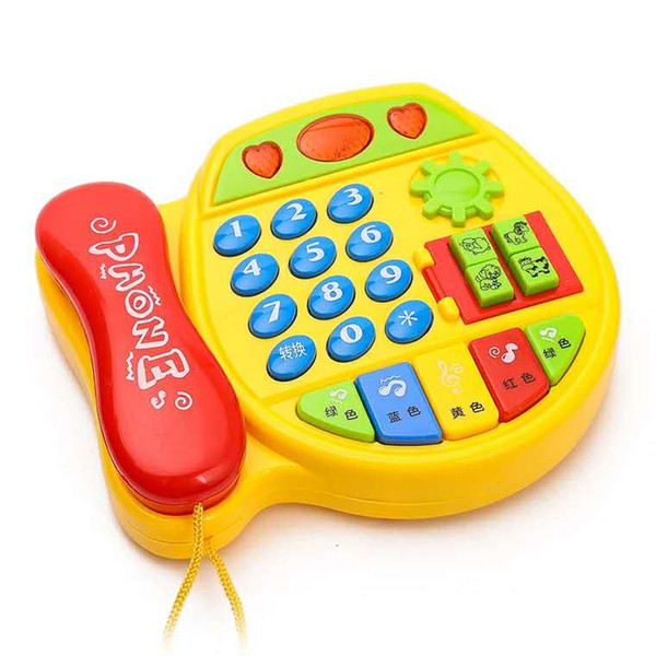 Children's Toy Telephone Simulation Machine Multifunctional Early Childhood Education 0-1-3 Year Old Girl Toy Wholesale Stalls Selling Well