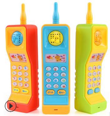 2018 Big Simulation Mobile phone Children Educational early EducationToy phone Baby Enlightenment Learning Music 1-3 years old toys