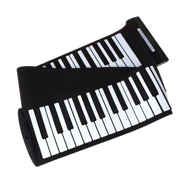 Electronic Piano Portable Silicon USB Port 88 Keys Flexible Electronic Piano Keyboard MIDI Music with Loud Speaker