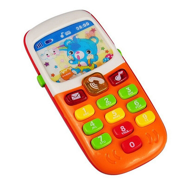 1pcs Smart Phone Toy Electronic Mobile Phone with Sound Children Kids Gifts Cellphone Early Education Infant Baby Born Toys HOT