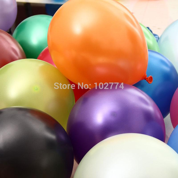 3.2 g 12-inch 50pcs\lot pearl balloons thickening balloon wedding room decoration preferred free shipping balloons