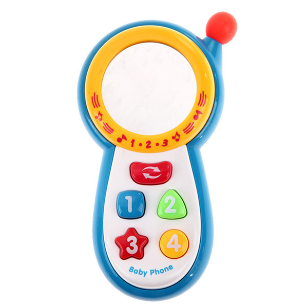 Musical Phone Toy Sound Learning Study Educational Vocal Toys for Toddler Baby Kids Simulation Plastic Electronic Cell Phone P20