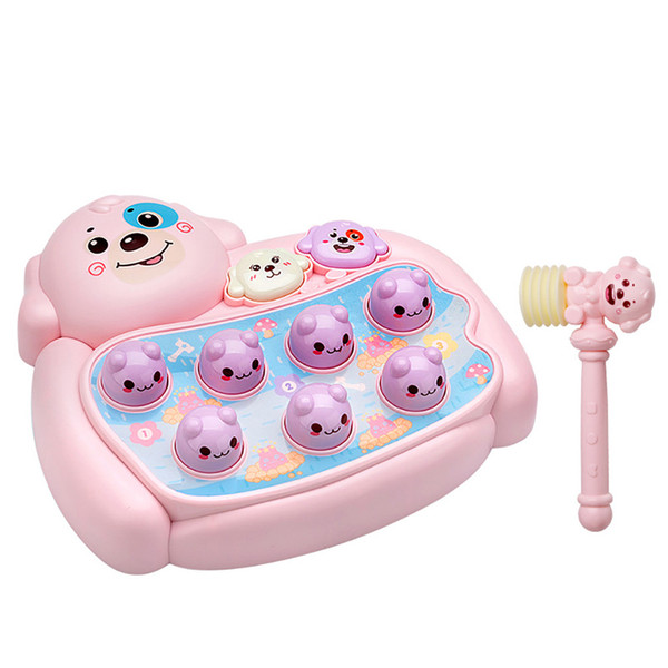 HIINST Pink Color Music Toy Educational Electric Playing Hamster Toys for Gift Kids Cultivate Baby's Interest Dec21