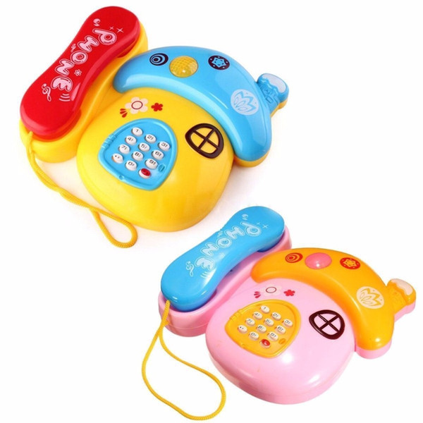 2017 Baby Kids Musical Mobile Phone For Toddler Sound Educational Learning Toy High Quality