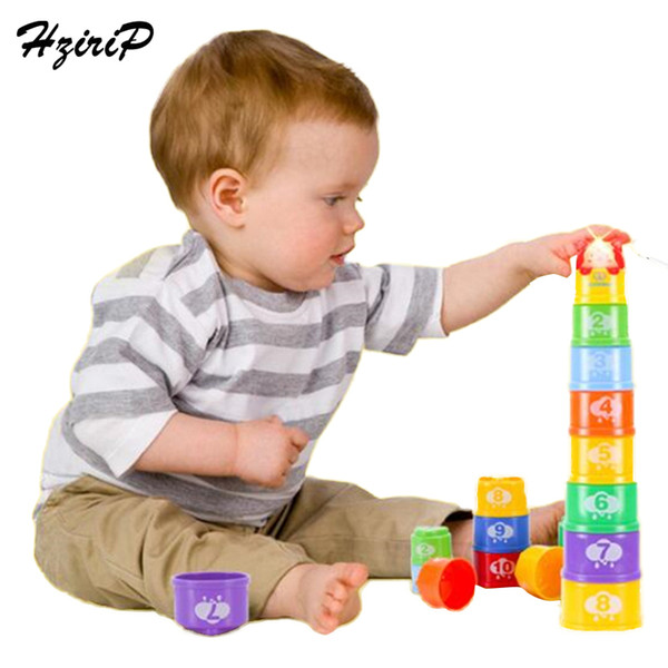 Hzirip Educational Baby Toys Figures Children Parent-Child Interaction Stack Cup Tower Children Early Intelligence Toys Interest