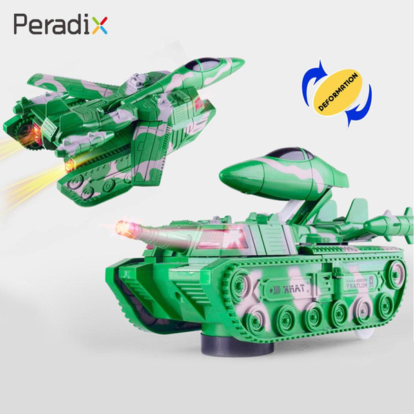 Tank Gifts Creative Fighter Flashing Deformation Plastic Kids Airplane