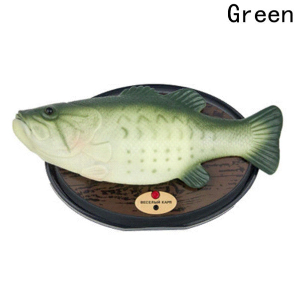 1PC Singing And Dancing Plastic Fish Vocal Toy Light Projection Music Dancing Rocking Tial Eletric Fish Toy