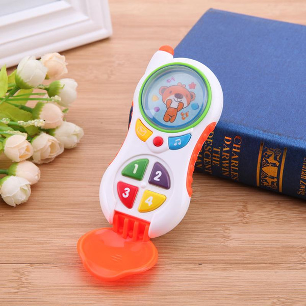 Children Electronic Mobile Phone Baby Electronic Musical Toy Phone with Light Kids Early Educational Learning Toys