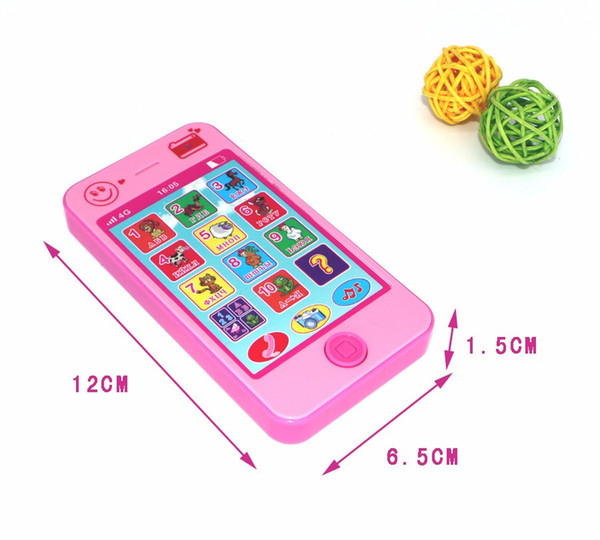 Russian Language Simulation Musical Mobile Smart Phone CellPhone 4G Baby Kids Phones Watch Children's Educational Toys