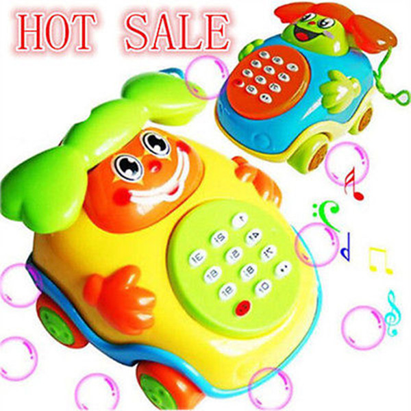 2016 Baby toys Music Cartoon Phone + KUDR Educational Developmental Kids Toy