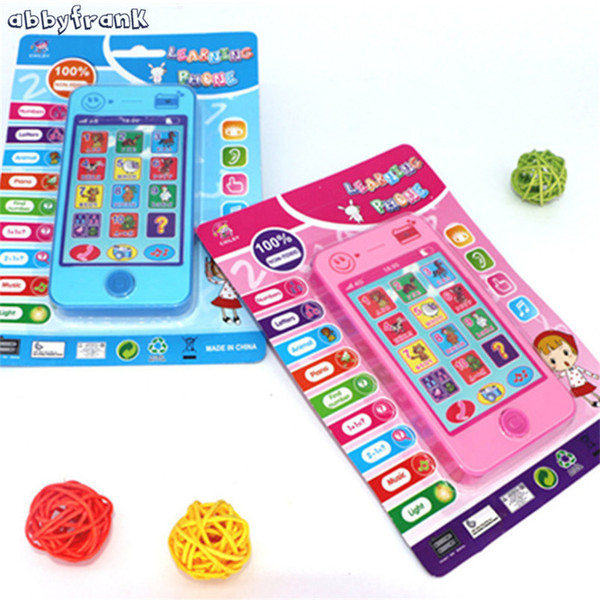 Abbyfrank 2 Colors Russian Language Children Cell Phone Simulation Story Musical Machines Educational phone Brinquedo Educativo