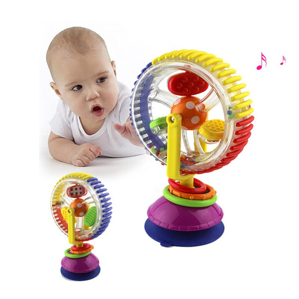 1pc New Baby toys colorful Ferris wheel with rattles Child early educational musical visual sense toys free shipping