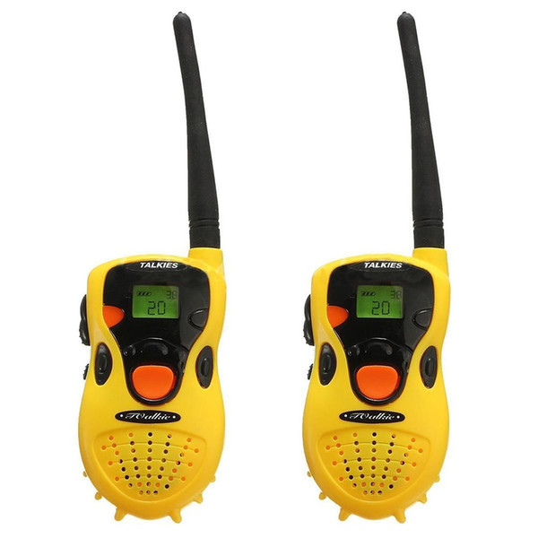 2 Handheld Plastic Toy Walkie Talkies for Children Kids