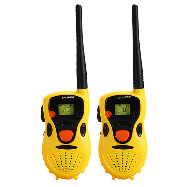 2Pcs Kids Talkies Handheld Toys Walkie Talkies Children Gifts Educational Games Funny Electronic Toys Yellow