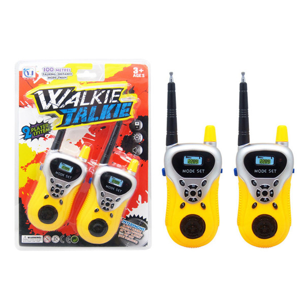 Children Toys Wireless Intercom 2PCS Two-Way Radio 100M Within Wireless Walkie Talkie Kids Portable Interactive Electronic Toys