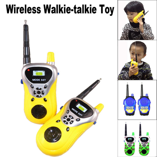 Wireless Walkie Talkie Kids Electronic Toys Portable Two-Way Radio Toys Children's Walkie Talkie 3 Colors OOA4030