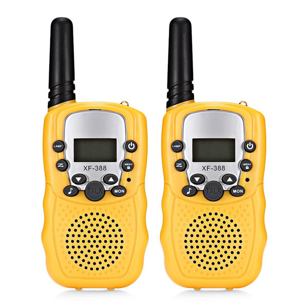 2pcs/Set Children Walkie Talkies 2-Way Radio 3KM Range 8 Channels Kids Child Mni Handheld Toys Portable Walkie Talkie Hot Sell VB