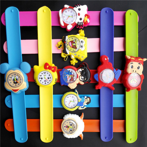 Hot Sale Kids Watches for Girl Boy Cartoon Brid Slap Kids Baby Girl Boy Wrist Watch Silicone Jelly Children Sports Watch