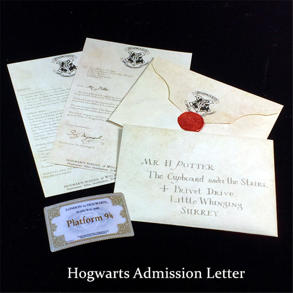 Creative Hogwarts Admission Letter Harry Potter Retro Envelope Collection for Harry Potter Fans