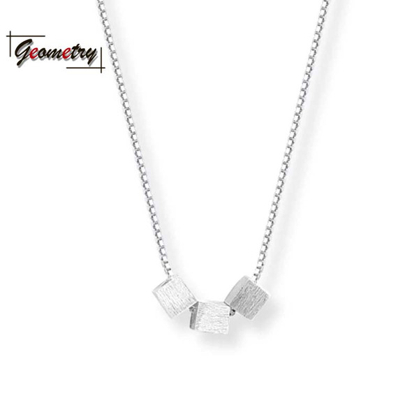 2018 new product fashionable romantic silver necklace S925 girlfriend birthday gift concise joker festival girl heart creative temperament