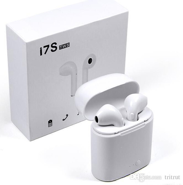 I7 I7S TWS Twins Bluetooth Earbuds Mini Wireless Earphones Headset with Mic Stereo V4.2 Headphone for Phones with retail Package MQ200