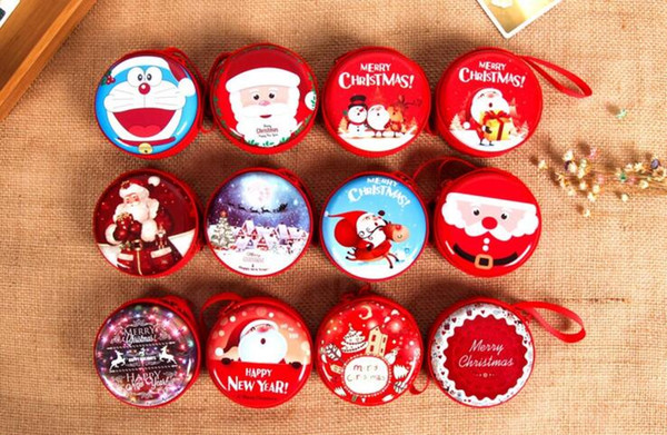 Christmas decorations Gifts Gifts Box Creative child toys Christmas tree pendants Santa Claus gift box Coin purse Wholesale Free shipping