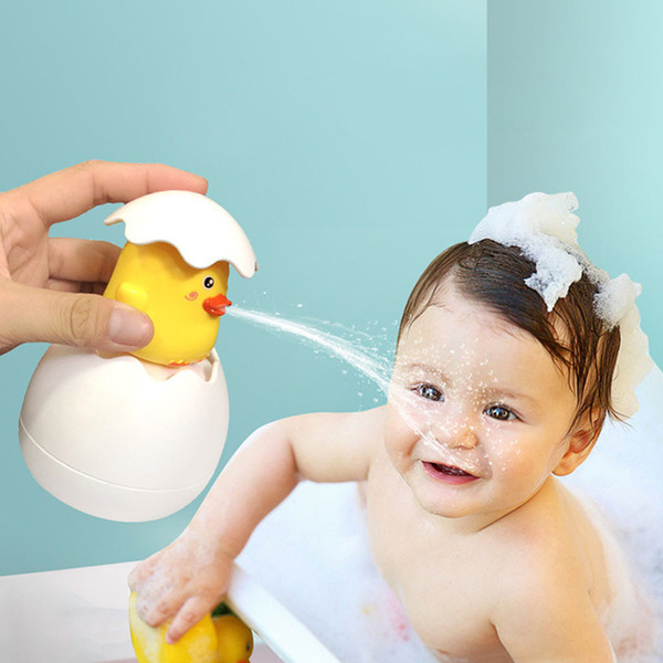 Hot Sale Baby Bath Toys Duckling Egg Baby Play Water Toy Children Bathroom Sprinkler Shower Toys For Kids