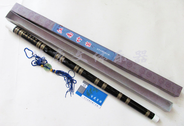 Free Shipping Flute toy beginner student Kids music toy Bamboo flute Bitter bamboo black Fife Have individual tones