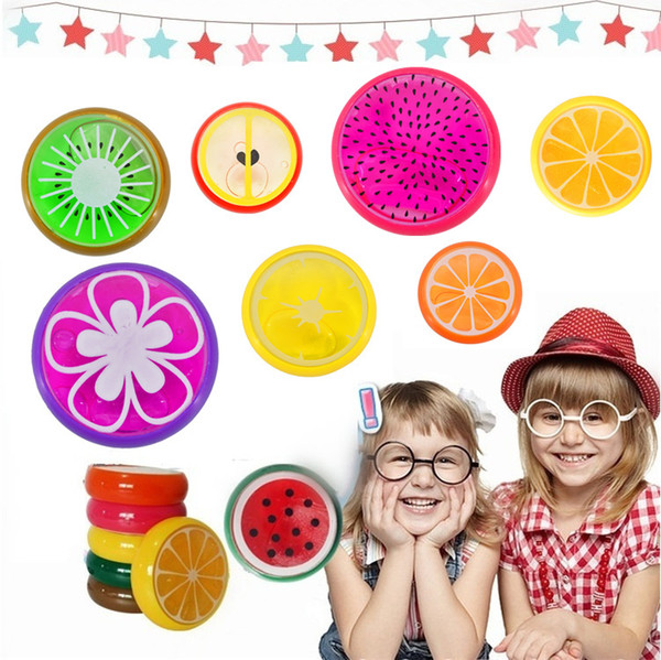New Baby puzzle DIY crystal mud toys 8 styles Fruit mud Jelly Non-toxic Educational Toys for children IA611